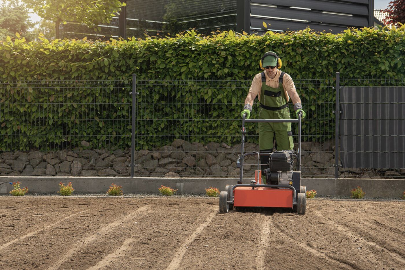 Photo of Lawn Construction.